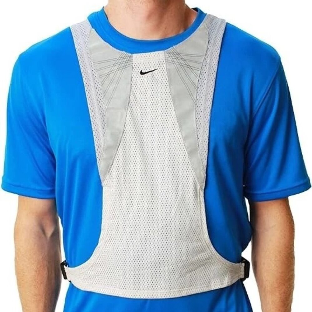 Nike Running Mesh Reflective Running Vest (Packable Fanny Pack) Unisex L/XL